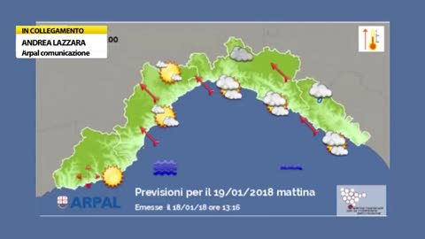 Le previsioni meteo dell Arpal