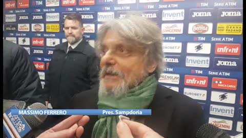 Sampdoria, Ferrero festeggia: 