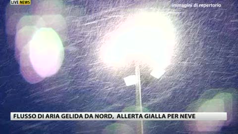 Allerta neve gialla in Liguria, le previsioni dell'Arpal