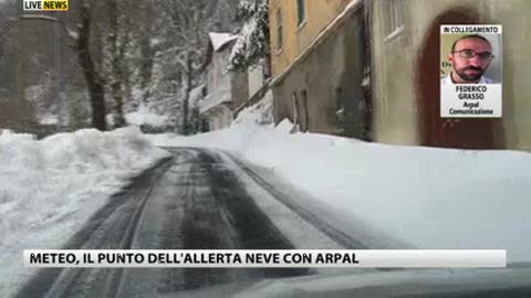 Neve in Liguria, fiocchi in entroterra, le previsioni meteo dell'Arpal