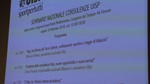 Uisp, dalla Liguria a Firenze per il Seminario nazionale consulenze fiscali