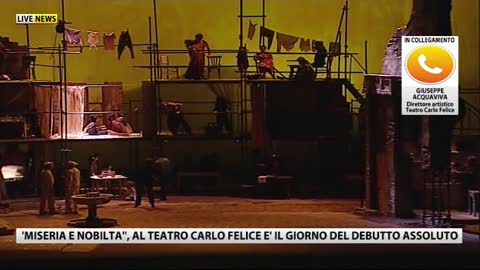 Stasera il debutto mondiale di 'Miseria e Nobiltà' al Carlo Felice, il direttore artistico Acquaviva: "Un evento storico"