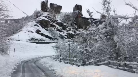 Allerta arancione neve, la situazione a Roccavignale in Val Bormida