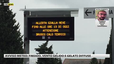 Freddo e raffiche di vento, Grasso (Arpal): 