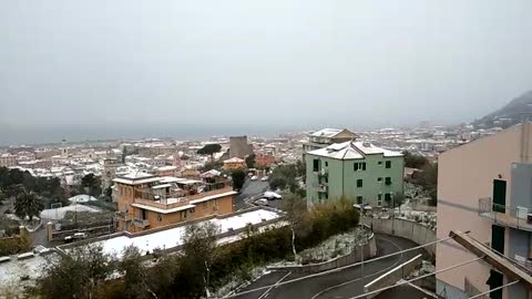 Liguria avvolta dalla neve, i vostri video: Chiavari