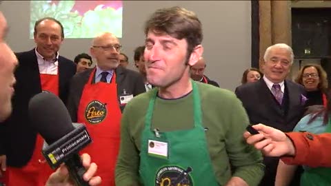 Mondiali di pesto, ecco il vincitore Emiliano Pescarolo: 