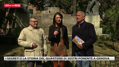  Live on the road a Sestri Ponente, la storia di piazza Monte Santo