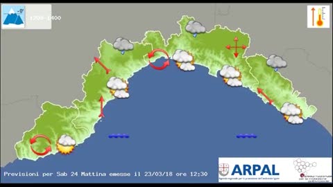 Meteo, Arpal: 