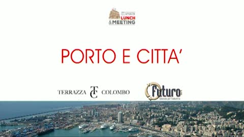 Porto e città, incontro con Signorini in Terrazza Colombo