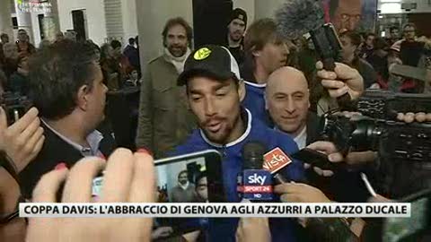 Coppa Davis, Fognini a Genova: "Qui mi sento a casa"
