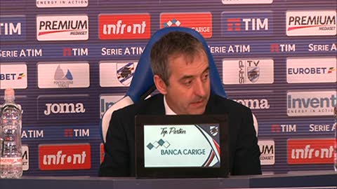 Sampdoria, Giampaolo dopo il derby: 