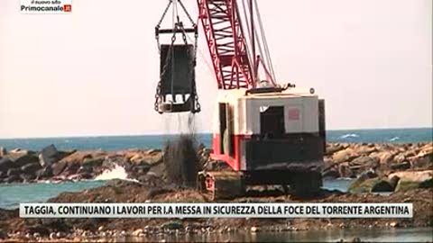 Sicurezza dell'Argentina, a Riva Ligure proseguono i lavori di dragaggio