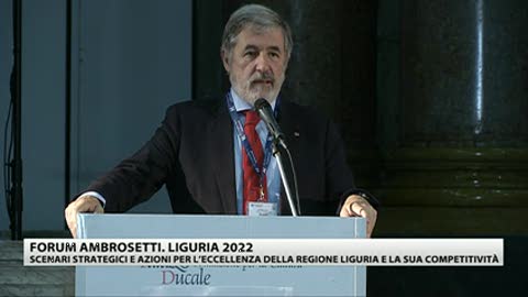 Forum Ambrosetti su Liguria 2022, l'intervento del Sindaco di Genova Marco Bucci