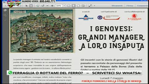 'I Genovesi, grandi manager a loro insaputa': una settimana di incontri al Palazzo della Borsa