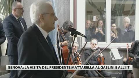 Mattarella al Gaslini: 