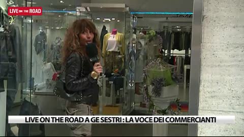 Live on the road a Sestri Ponente, la voce dei commercianti: Stabilini abbigliamento  