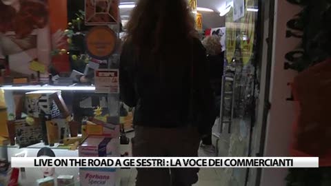 Live on the road a Sestri Ponente, la voce dei commercianti: Grossi profumeria