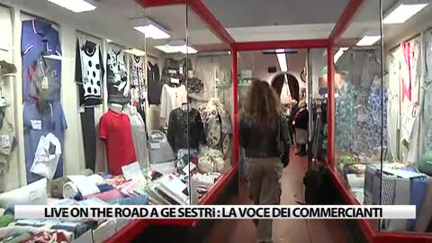 Live on the road a Sestri Ponente, la voce dei commercianti: Le Battistine merceria