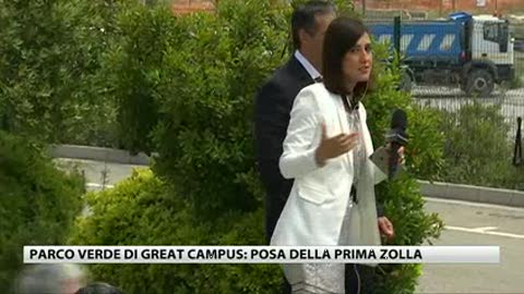 Parco verde di Great Campus, la posa della prima pianta. Il presidente del Municipio Bianchi: 