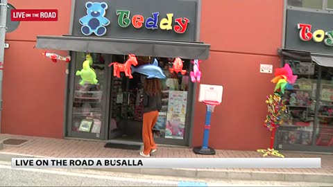 Live on the road a Busalla, la voce dei commercianti: Teddy Toys