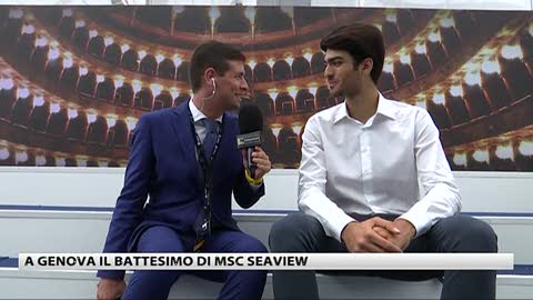 Msc Seaview, Matteo Bocelli: 