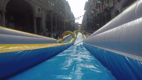 Costa Zena Festival: il video della Go Pro dallo scivolo dei record