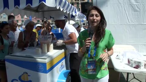 Costa Zena Festival, I chioschi del gelato al Porto antico e l' entusiasmo dei turisti