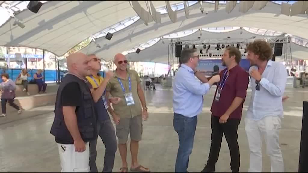 Costa Zena Festival,  Il backstage dei comici genovesi con una quartina di Maurizio Lastrico 