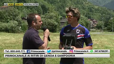 Sampdoria, la tecnologia a servizio di Giampaolo: ecco il drone