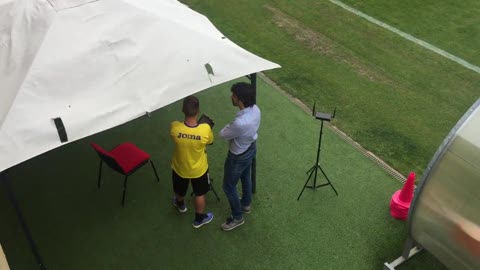 Sampdoria, il presidente dell'Associazione Italiana Calciatori Tommasi in visita a Ponte di Legno