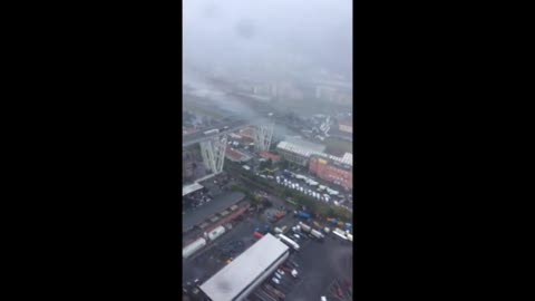 Crollo di Ponte Morandi, le immagini dall'alto