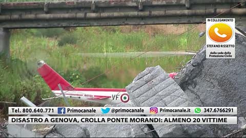 Crollo Ponte Morandi, Toti: 