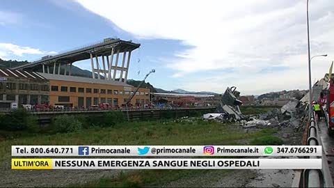 Crollo Ponte Morandi, Bucci: 