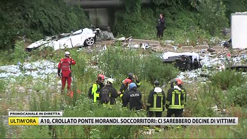 Crollo Ponte Morandi,  le testimonianze in diretta a Primocanale (2)