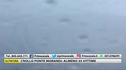 Crollo Ponte Morandi,  le testimonianze in diretta a Primocanale (2)