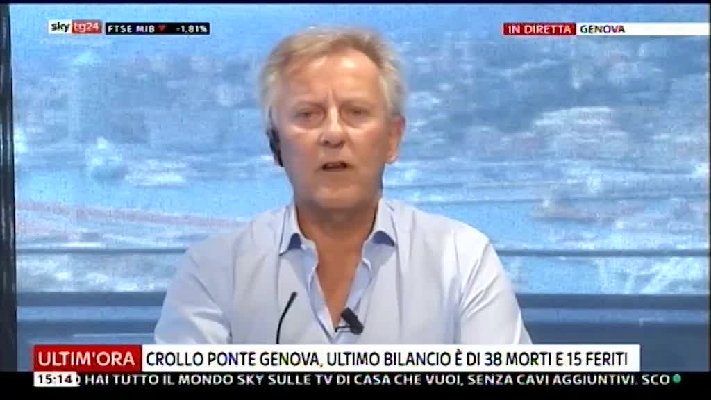 Crollo Ponte Morandi, Rossi su Sky spiega le interrogazioni