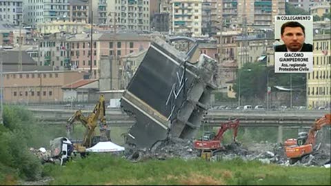 Crollo Ponte Morandi, il punto della Protezione Civile regionale dopo tre giorni