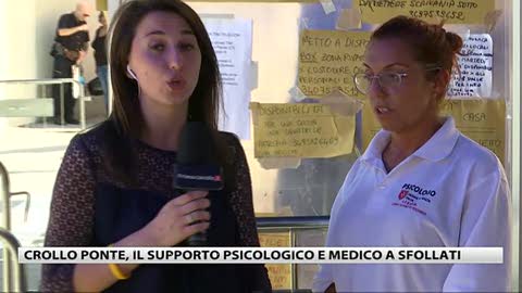 Crollo ponte, la psicologa del C.I.S.O.M: 