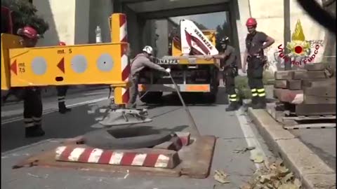 Ponte Morandi, ecco come vengono montati i sensori