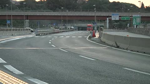 Il viadotto di via Pionieri d'Italia chiuso verso l'aeroporto per i mezzi pesanti