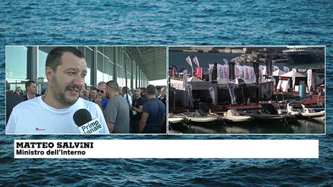 Salvini al Salone Nautico: "Commissario? Sul tavolo diversi nomi"