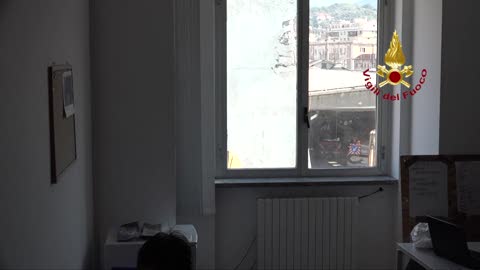 Ponte Morandi, i vigili del fuoco creano la mappa 3D del post crollo