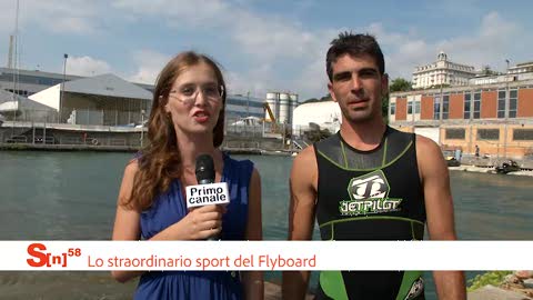 Al Salone Nautico, tutti i segreti del flyboard, il nuovo sport dell'estate che sta spopolando sui social