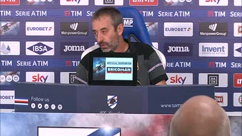 Sampdoria, l'amarezza di Giampaolo: 