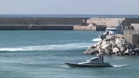 Il presidente Mattarella arriva al Salone Nautico