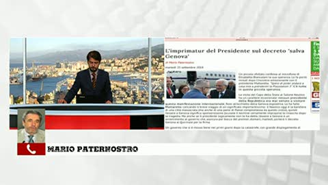 Decreto Genova, Paternostro: 