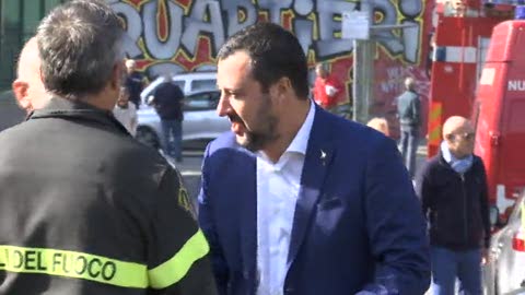 Salvini promette modifiche al Decreto Genova e agli sfollati dice: 