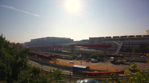 Nuovo ponte in via Siffredi, il time-lapse dei lavori 