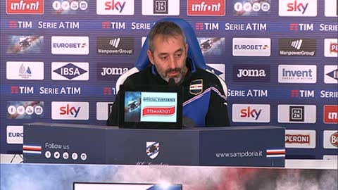 Sampdoria, Giampaolo è soddisfatto: 