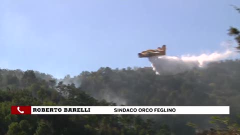 Fiamme a Orco Feglino: il sindaco Barelli: 